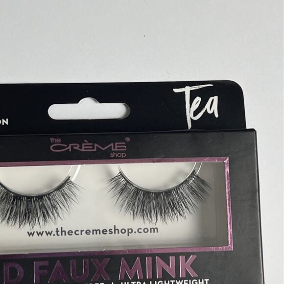 THE CRÈME SHOP 3D FAUX MINK Tea LASHES - Picture 2 of 5